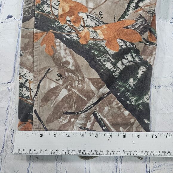 Outfitters Ridge MENS L 36-38 Camo Fusion 3D Cargo Jeans Pants Brown - Picture 5 of 10